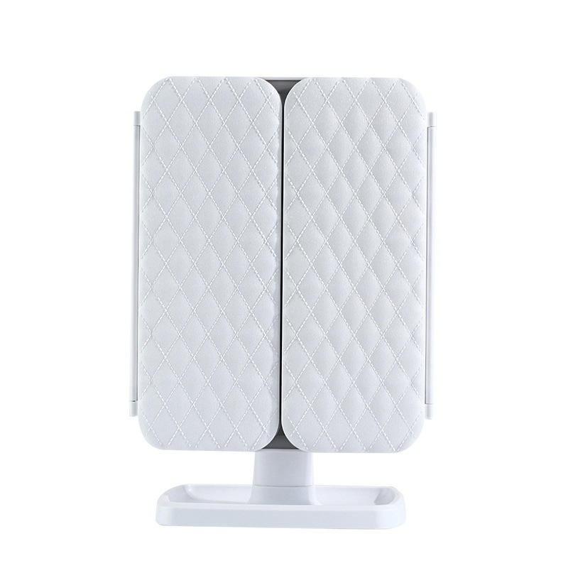 Multifold LED Makeup Mirror